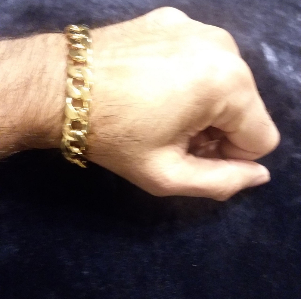 Stainless steel men's bracelet
